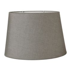 Abat-jour ovale gris clair 44x30cm