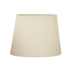 Abat-jour ovale lin D 20cm