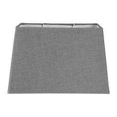 Abat-jour rectangulaire gris 30x20x14.5cm