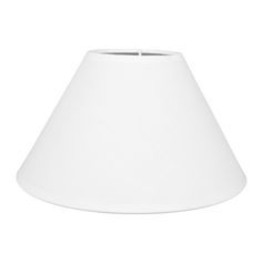 Abat-jour rond blanc 25x15cm