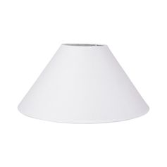 Abat-jour rond blanc 35x20cm