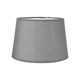 Abat-jour rond conique gris D 27x18cm
