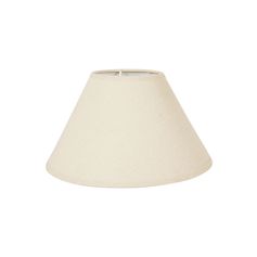 Abat-jour rond empire lin D 25x14cm