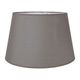 Abat-jour rond étroit gris 40x25.5cm