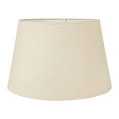 Abat-jour rond étroit lin D 40x25.5cm