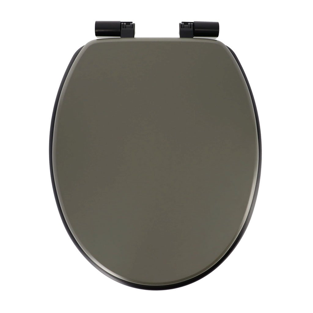 Abattant wc gris on sale avec frein de chute