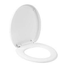 Abattant WC frein de chute plastique blanc 45x37cm