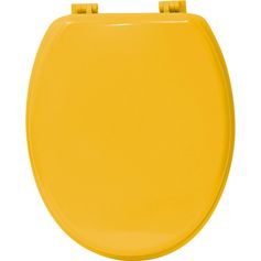 Abattant toilette jaune 37.5x46cm