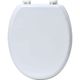 Abattant WC MDF blanc 37.5x46cm