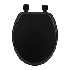 Abattant WC noir mat 37.5x44cm