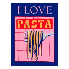 Affiche déco AL DENTE 30x40cm