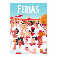 Affiche déco FERIAS 30x40cm