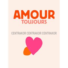 Affiche déco inscription amour toujours 30x40cm