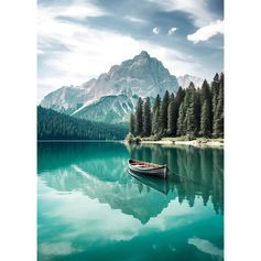 Affiche déco Lac 50x70cm