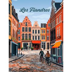 Affiche déco Les Flandres 30x40cm