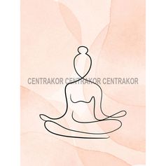 Affiche déco posture yogy 30x40cm