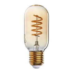 Ampoule ambrée filament spirale E27 T45 4W 260LM