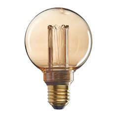 Ampoule ambrée ronde E27 G80 4W 180LM