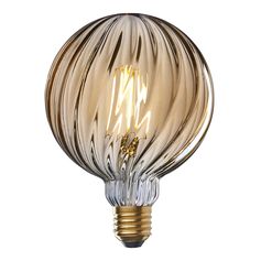 Ampoule décorative wave ambrée E27 4W