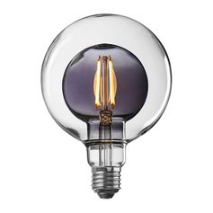 Ampoule double ambrée filaments E27 4W