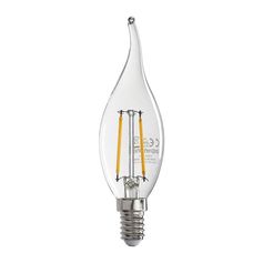 Ampoule led filament blanc chaud E14 2W