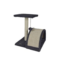 Arbre à chat griffoir noir H38cm