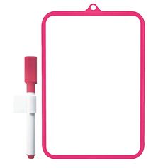 Ardoise effaçable avec feutre 18.8x19.5cm