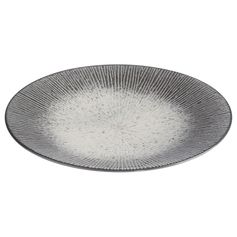 Assiette à dessert ATELIER en grès grise D 20.5cm