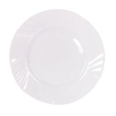 Assiette à dessert EVERETTE verre opale D 20.5cm