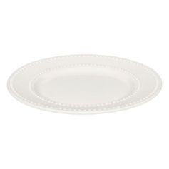 Assiette à dessert PERLE porcelaine blanche D 19cm