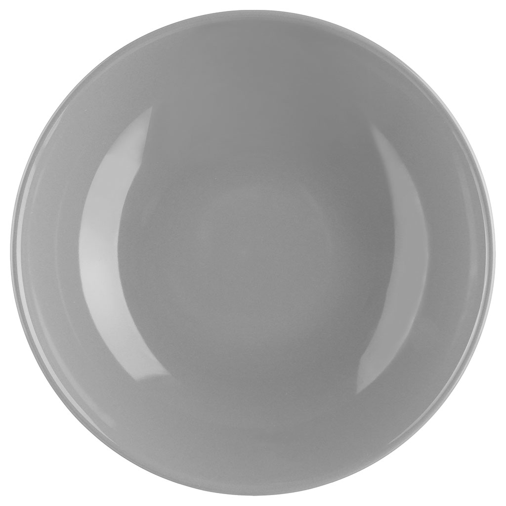 Assiette creuse COLORAMA en faïence grise D 22cm