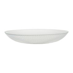Service de 18 assiettes en verre transparent: plates, creuses et à dessert Service de 18 assiettes en verre transparent: plates, creuses et à dessert