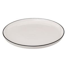 Assiette plate ALIX porcelaine blanche D 27cm