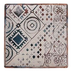 Assiette plate carrée GRECIA 24x24cm