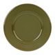 Assiette plate faïence GRAIN DE RIZ verte D 27cm - LETHU