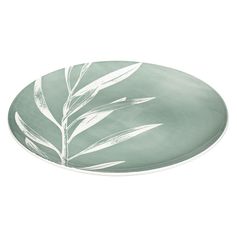 Assiette plate GREEN verte porcelaine D 26cm