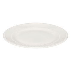 Assiette plate PERLE porcelaine blanche D 27cm