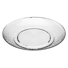 Assiette plate ronde polystyrène ESTIVA D27cm