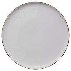 Assiette plate SUBLIMA en porcelaine blanche D 27cm