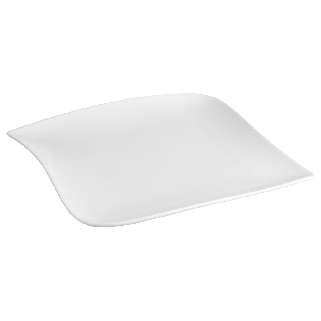 Assiette VAGUE en porcelaine forme vague 21.7cm