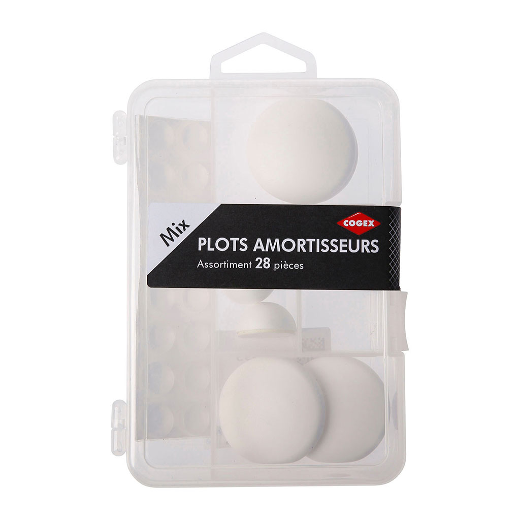 Assortiement de 28 plots amortisseurs
