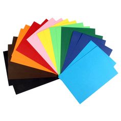 Assortiment de 10 feuilles papier couleur épais 220g