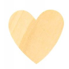 Assortiment de 30 cœurs bois