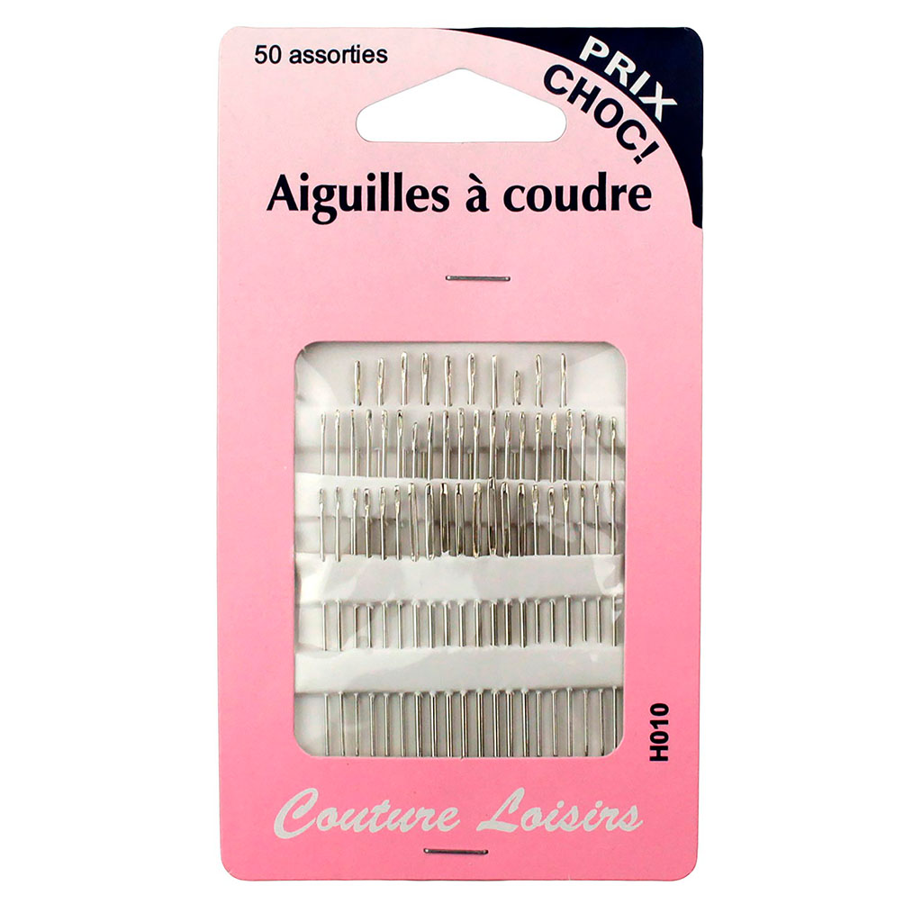 Lot de 50 aiguilles pour couture à la main