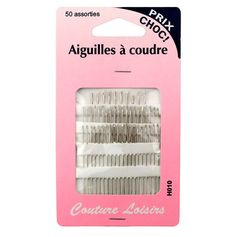 Lot de 50 aiguilles pour couture à la main