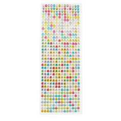 Assortiment de 504 strass adhésifs multicolores