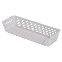 Bac plastique blanc 27.5x10cm