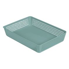 Bac plastique vert 28.5x20.5cm