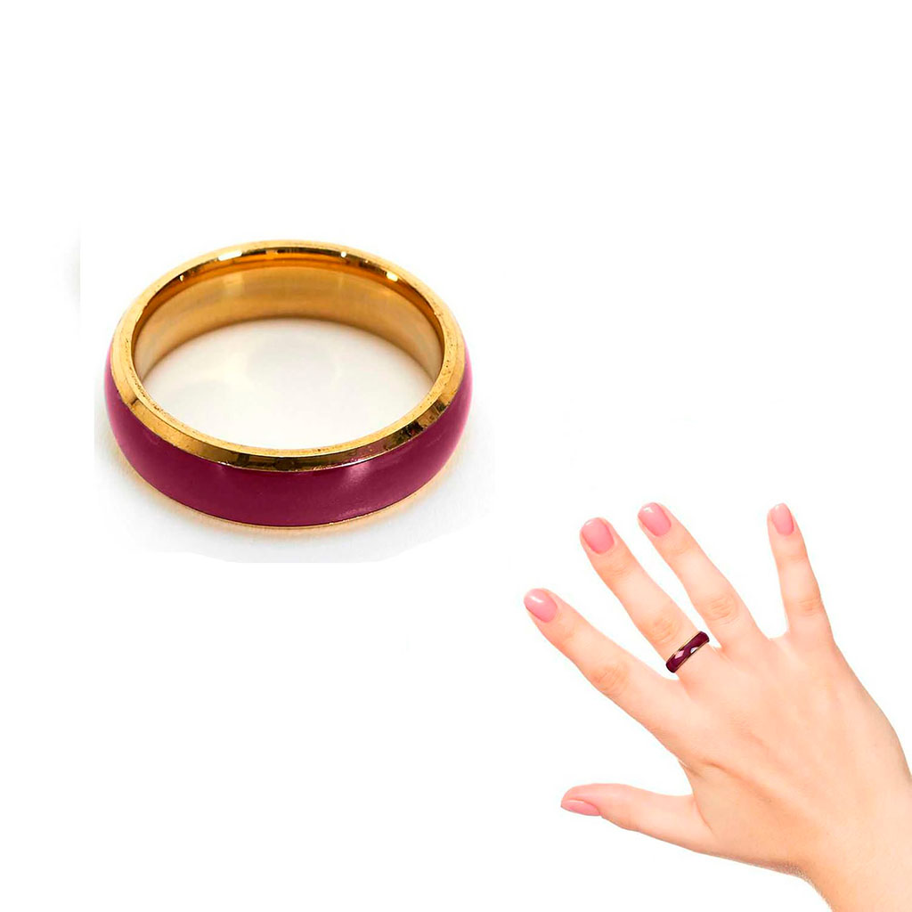 Bague Humeur Enfant - Change De Couleur Avec La Température - Jeux 2 Mômes - Design Simple Et Sécuritaire