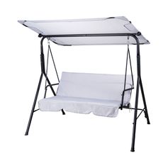 Balancelle 3 places grise 170x110x151cm